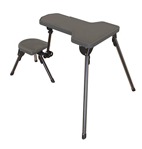Caldwell Stable Table Lite Ambidextrous Fully Collapsible Rotating All-Weather Shooting Rest for Outdoor, Range, Shooting and Cleaning