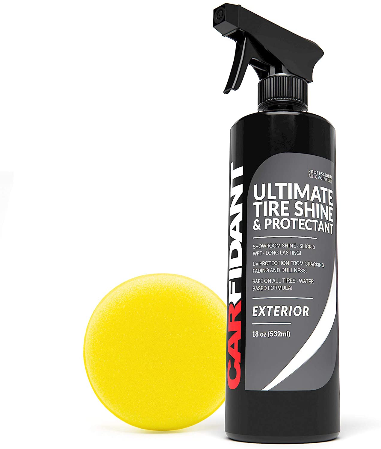Carfidant Ultimate Tire Shine Spray - Tire Dressing & Protectant Kit