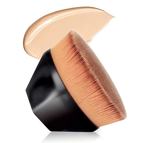 Cerolopy High Density Seamless Foundation Brush BB Cream Makeup Brushes Loose Powder|Eye Shadow Applicator(Black)
