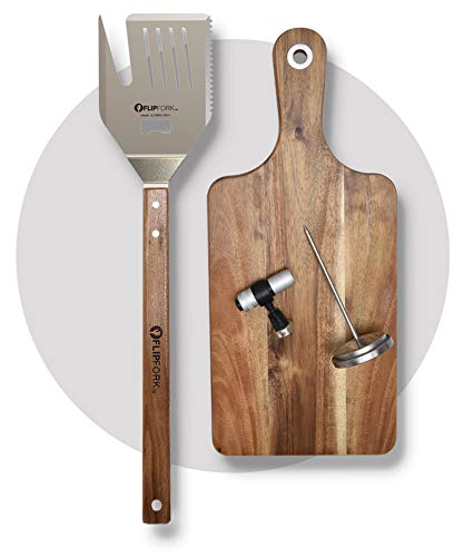 FLIPFORK-BBQ-Tool-Set-with-BBQ-Gloves-and-Thermometer