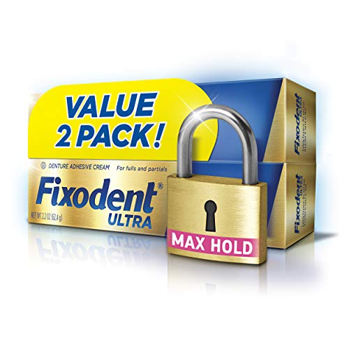 Fixodent-Ultra-Max-Hold-Denture-Adhesive-2.2-Ounce-Pack-of-2