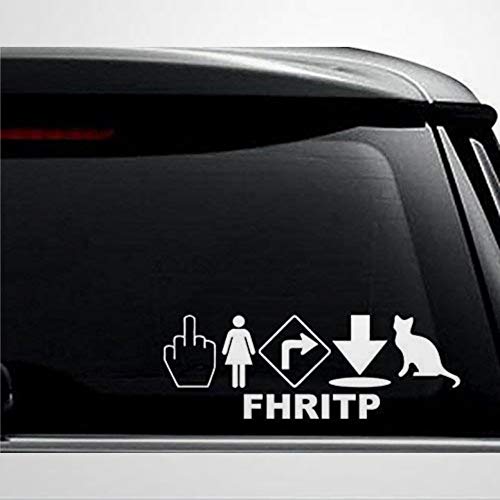 Funny FHRITP Stickers Car Decal Window Decal Vinyl Decal Die Cut Decals Funny Laptop Stickers Bumper Stickers Gift