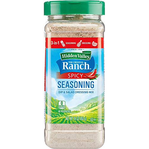 Hidden Valley Ranch Spicy Seasoning Spice Blend Dip And Salad Dressing Mix 16 oz