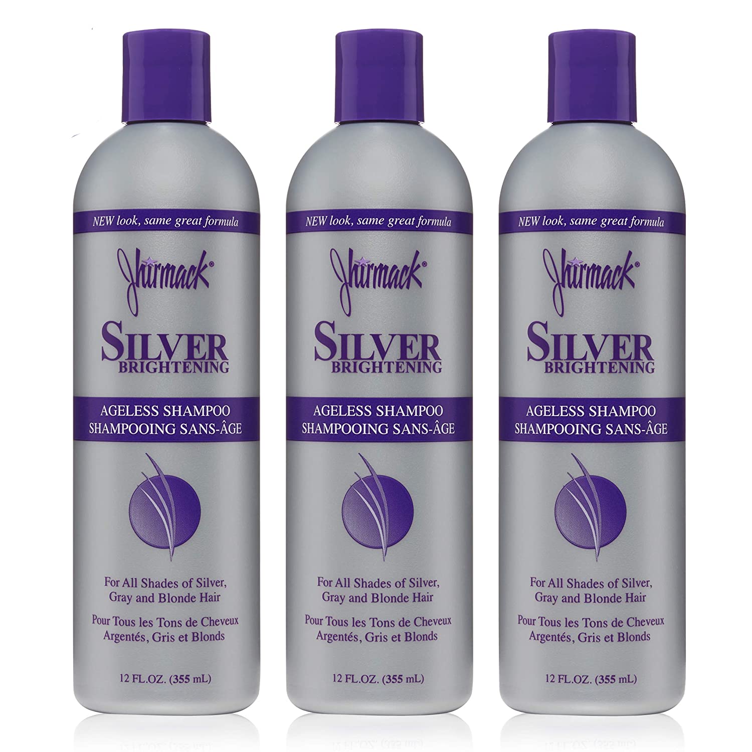 Jhirmack Silver Brightening Purple Shampoo Set of 3