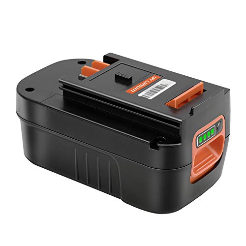 KUNLUN 5.5Ah HPB18 Lithium-Ion Battery Replacement for Black and Decker 18V Battery HPB18-OPE 244760-00 A1718 FS18FL FSB18 Firestorm Cordless Power Tools Ni-Mh Battery