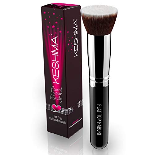 Large-Flat-Top-Kabuki-Foundation-Brush-By-Keshima-Premium-Makeup-Brush-for-Liquid-Cream-and-Powdop-Diameter