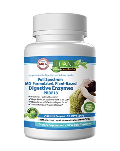 Lean-Nutraceuticals-Digestive-Enzymes-Supplement-Plant-Based-Pancreatic-Enzymes-for-Digestion-Supports-Healthy-Digestion-and-Better-Nutrient-Uptake-Perfect-for-Keto-Paleo-Diets-90-Capsules