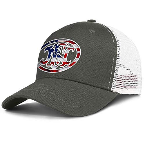 Mens Baseball Hat FNH-USA-Fn-Herstal-America-Flag- Snapback Stylish Mesh Cap