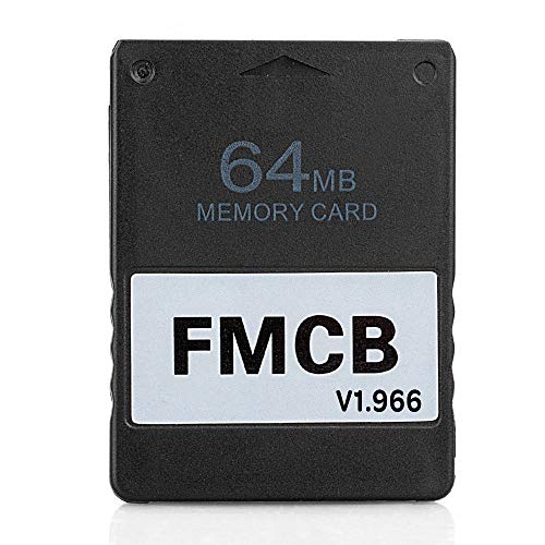 RGEEK 2021 Upgraded Free McBoot FMCB 1.966 PS2 Memory Card 64MB for Sony Playstation 2 PS2,Just Plug and Play, Help You to Start Games on Your Hard Disk or USB Disk