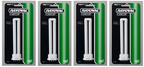 Rayovac Fluorescent U Tube Bulb Carded, White, 9 watt