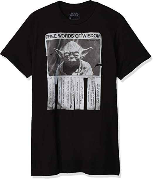 Star Wars Men's Words Of Wisdom T-Shirt