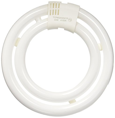 TCP CFL Circle Lamp, 150W Equivalent, Cool White (4100K), T6 Circline Lamp