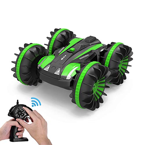 Tuptoel-Rc-Car-WaterLand-2-in-1-Remote-Control-Car-Waterproof-RC-Truck-2.4Ghz-4WD-Off-Road-Tank-360-Spins-Flips-Beach-Street-Stunt-Car-Gifts-Toys-for-Boys