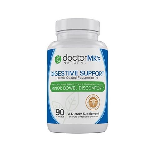 IBS Relief Supplement by Doctor MK's®, Compare to IBgard® Ingredients, 90 Capsules of Enteric Coated Peppermint Oil, Treatment for Irritable Bowel Syndrome, Digestive Support Formula