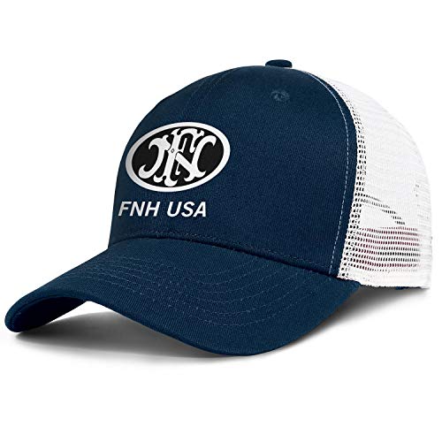 ZYPAGV Mens Baseball Hat FNH-USA-fn-Herstal- Snapback Funny Mesh Cap