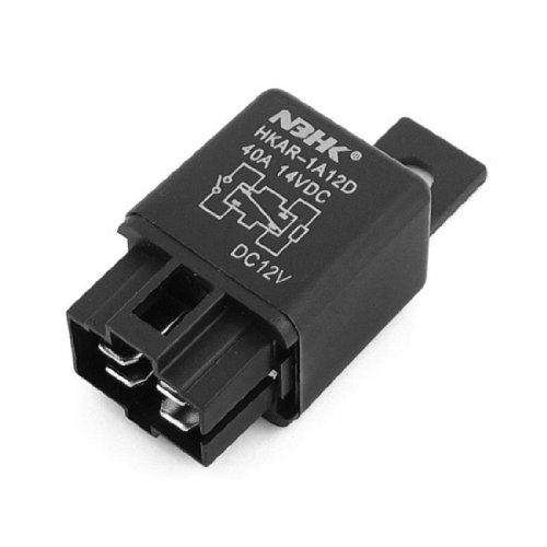 uxcell Black DC 12V 40A 4 Pin Terminal SPDT Relay for Car Automotive