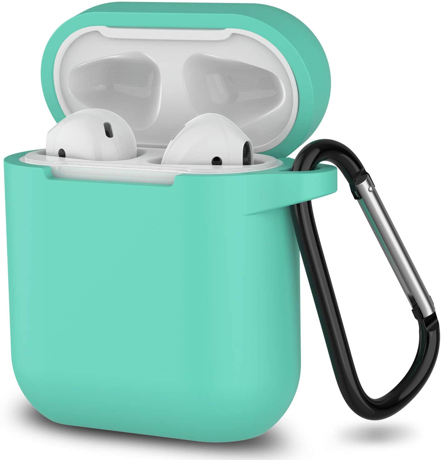AirPods Case, SATLITOG Protective Silicone Cover Compatible