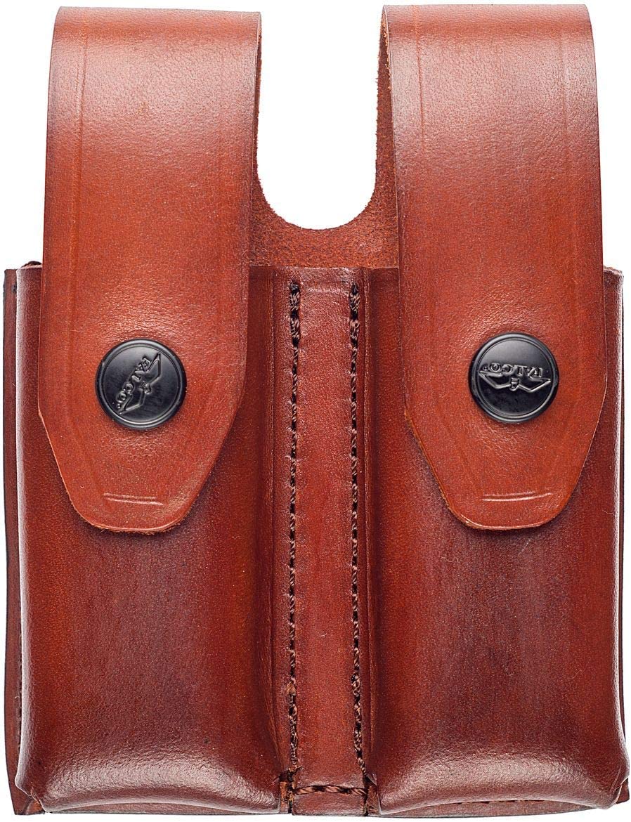 Craft Holsters FN FNX 45 Tactical Compatible Holster - Leather Double Mag Pouch