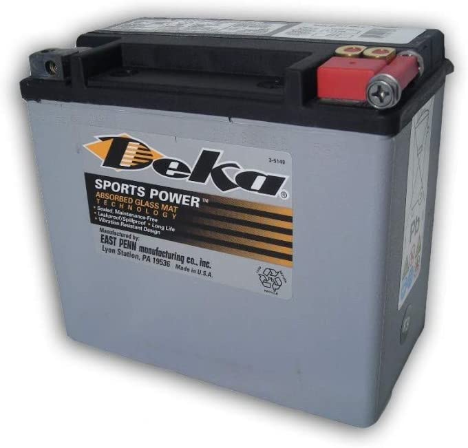 DEKA ETX16L Powersports AGM Battery
