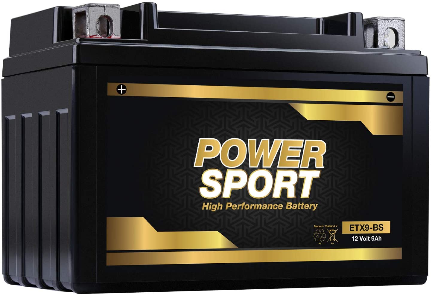 ExpertPower 12v9ah YTX9-BS ETX9-BS AGM Maintenance Free Power Sport Battery