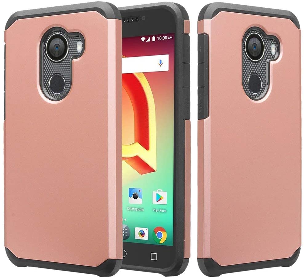 Jitterbug Smart 2 Case, Shock Proof Hybrid Case Dual Layer Protective Phone Case Cover