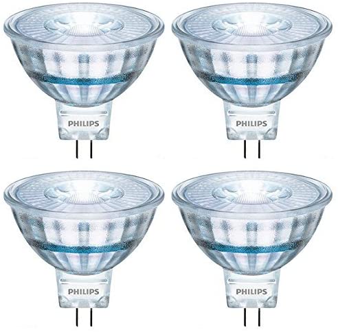Philips LED 470278 50 Watt Equivalent Classic Glass MR16 Dimmable LED Indoor & Landscape Flood Light Bulb