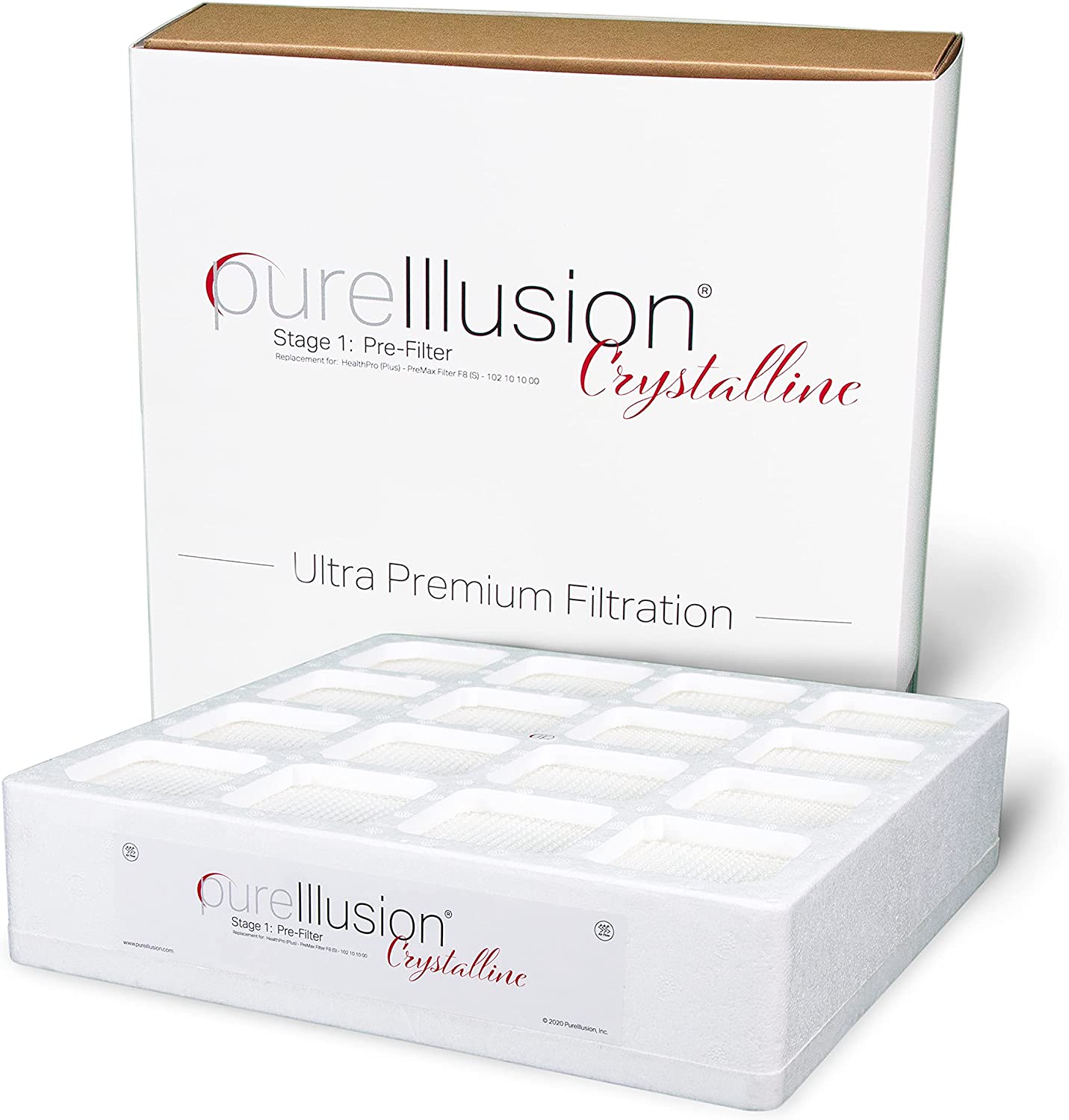 PureIllusion Scientifically Tested Ultra-Premium Pre-Filter for IQAir Healthpro Series Air Purifiers 
