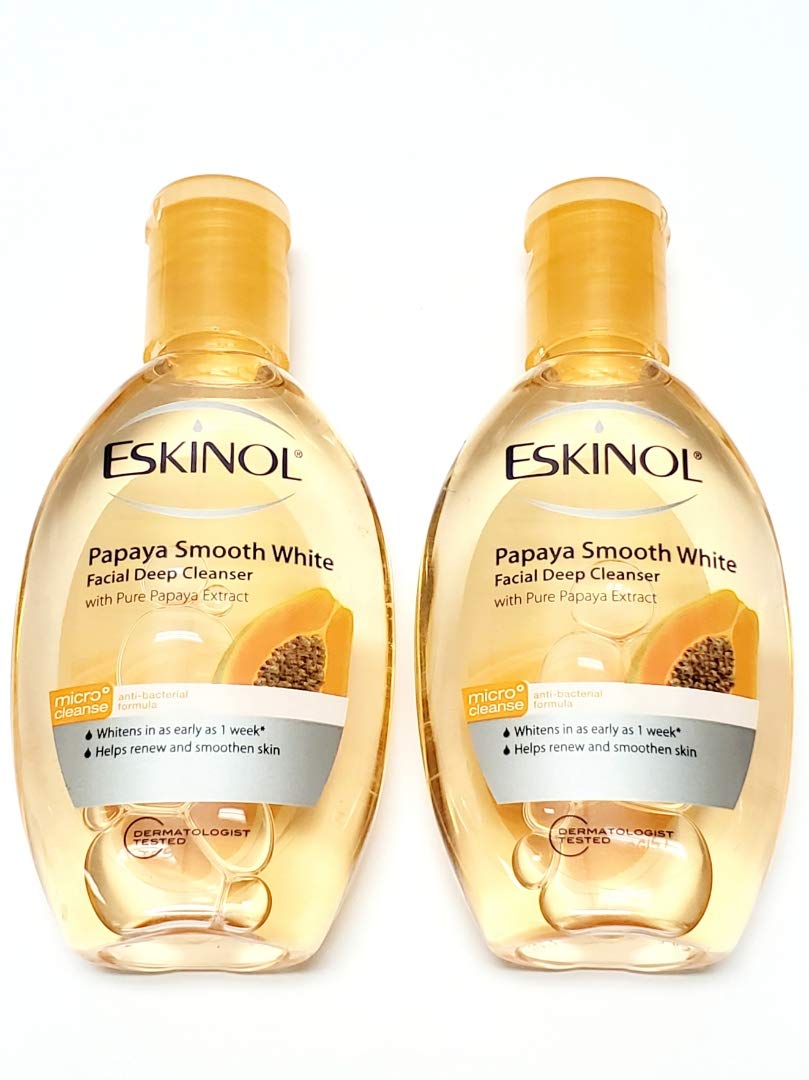 Eskinol Papaya Smooth White Facial Deep Cleanser w/Pure Papaya