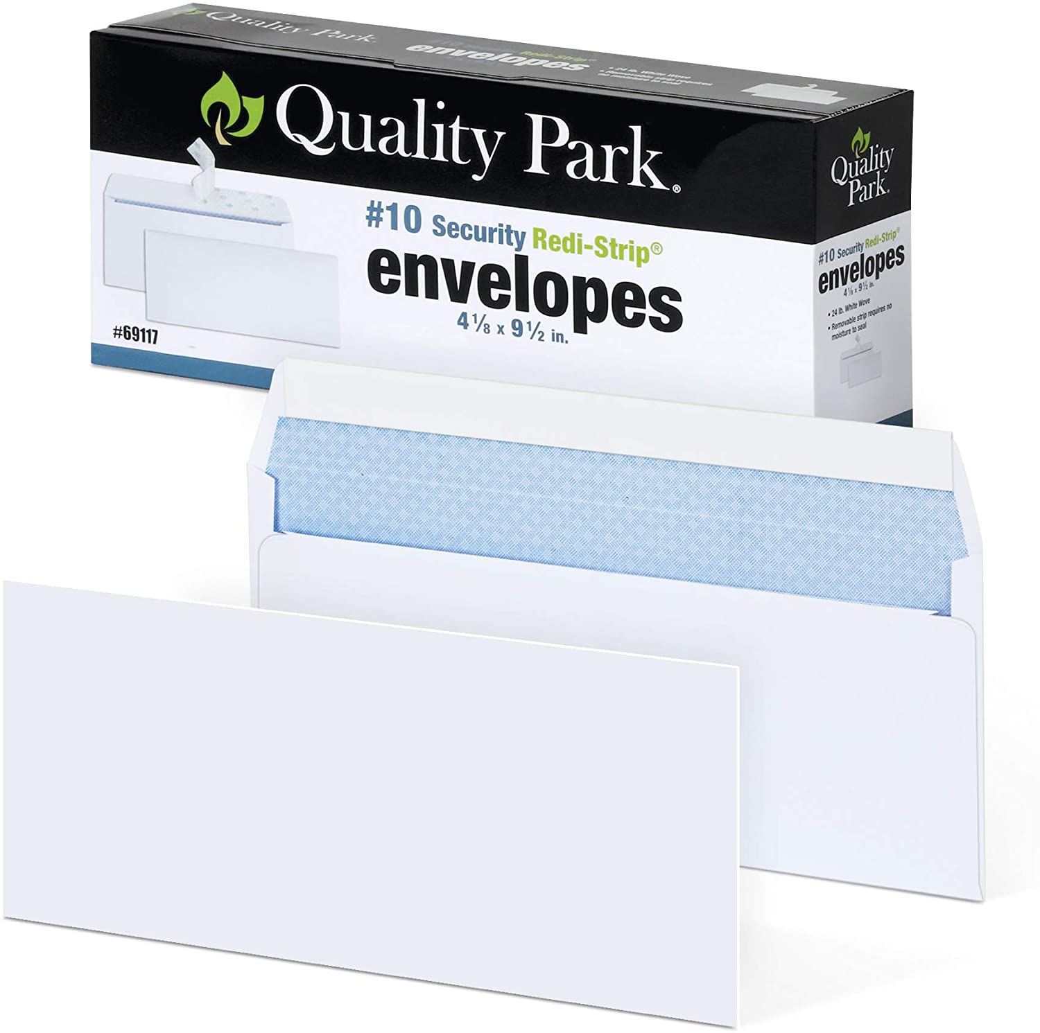 Quality Park #10 Self-Seal Security Envelopes, Security Tint and Pattern
