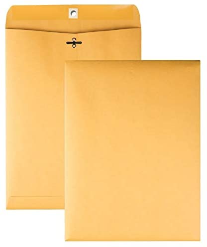 Quality Park Gummed Kraft Clasp Envelopes - Clasp