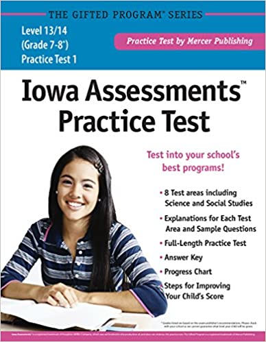 Iowa Assessments™ Practice Test (Grade 7-8) Level 13-14 Paperback – September 1, 2016