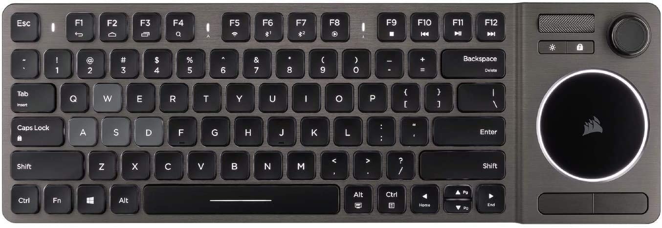 Wireless Entertainment Keyboard 83 Keys LED Backlighting Sleek Aluminium Chassis Keyboard