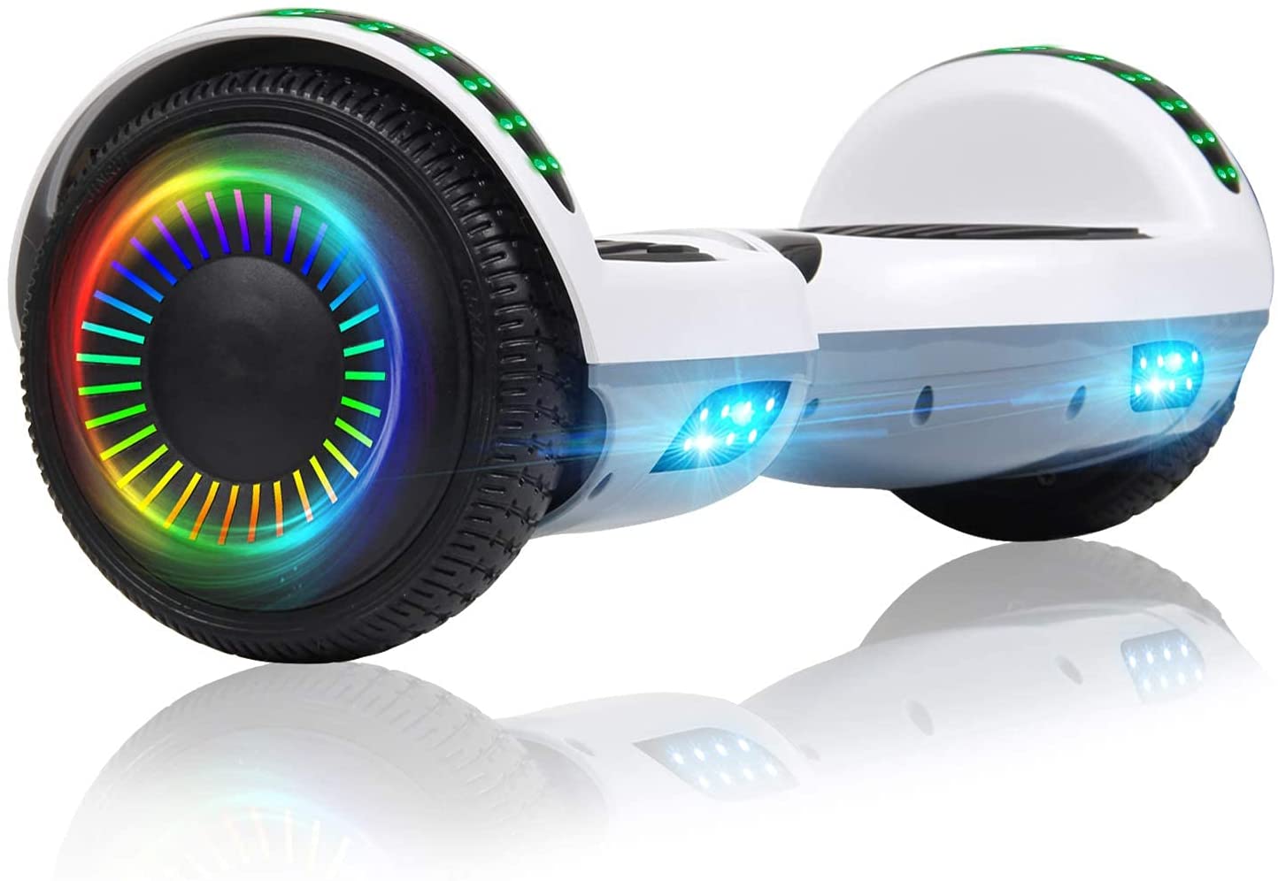 Felimoda Hoverboard with Bluetooth Speaker and LED Lights, 6.5" Self-Balancing Scooters Hoverboard for Kids
