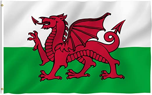 Anley-Fly-Breeze-3x5-Foot-Wales-Flag - Vivid-Color-and-Fade-Proof 