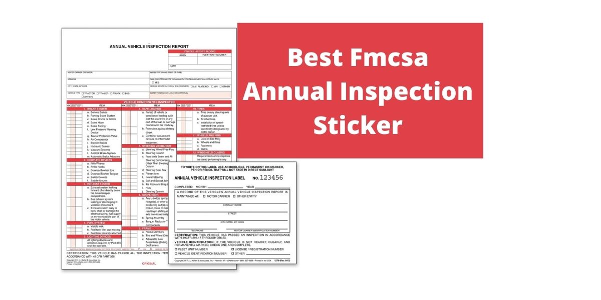 Top 10 Fmcsa Annual Inspection Sticker of March 2024 White Noise Systems