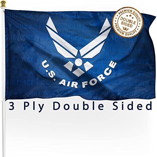 XIFAN-Premium-Double-Sided-Flag-for-US-Air-Force-Wings-USAF --Heavy-Duty-3ply-Polyester