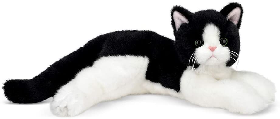 Bearington-Domino-Plush-Stuffed-Animal-Black-and-White-Tuxedo-Cat