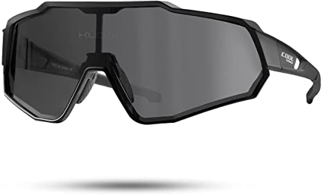 CoolChange Polarized Cycling Sunglasses Full Screen TR90 Unbreakable Lightweight Sports