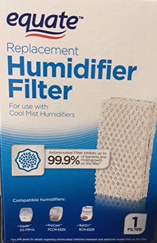 Equate Replacement Humidifier Filter for use with Cool Mist Humidifiers for use with EQ2119-UL