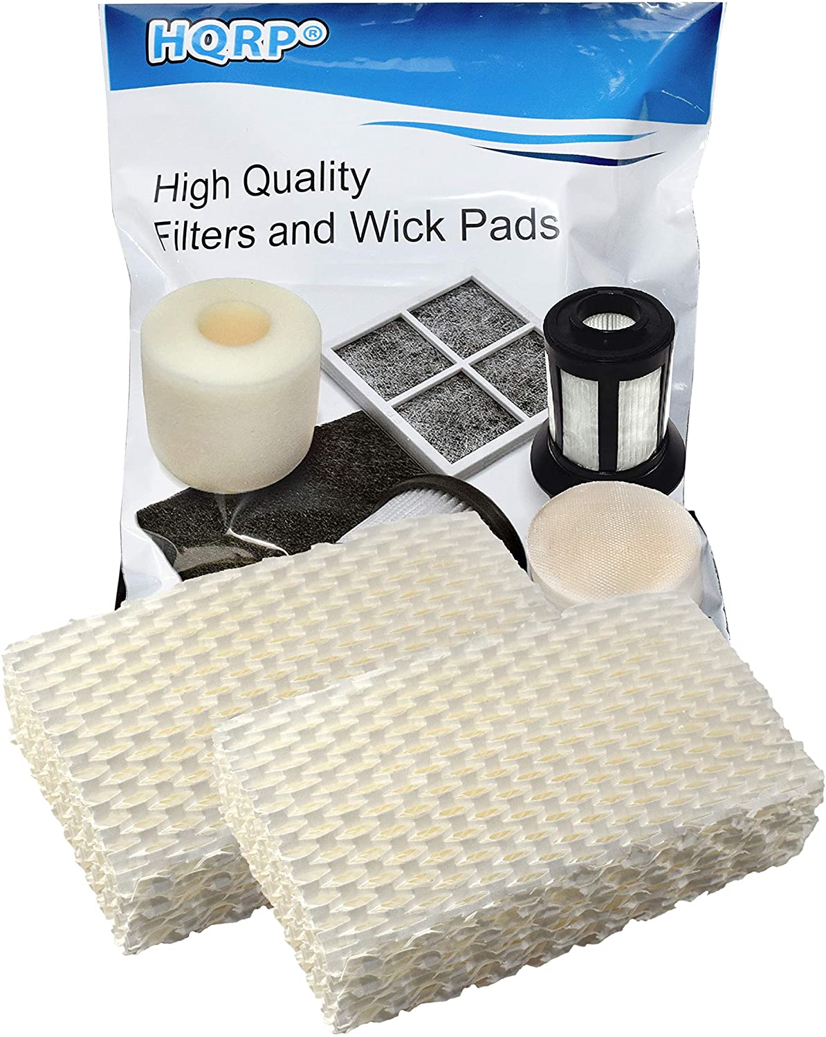 HQRP 2-Pack Humidifier Wick Filter Compatible with Relion WF813 fits Relion