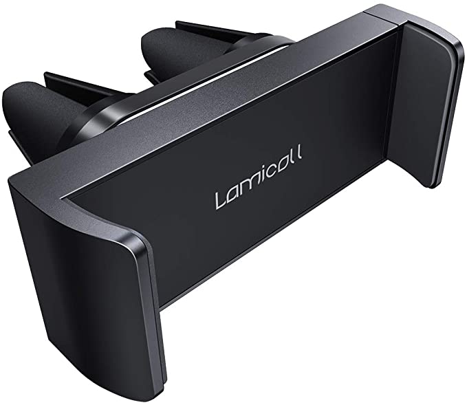 Lamicall Car Vent Phone Mount - Air Vent Clip Holder, Universal Stand Hands Free Cradle Compatible with Cell Phone