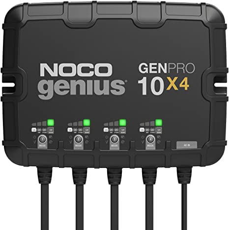 NOCO Genius GENPRO10X4 Fully-Automatic Smart Marine Charger
