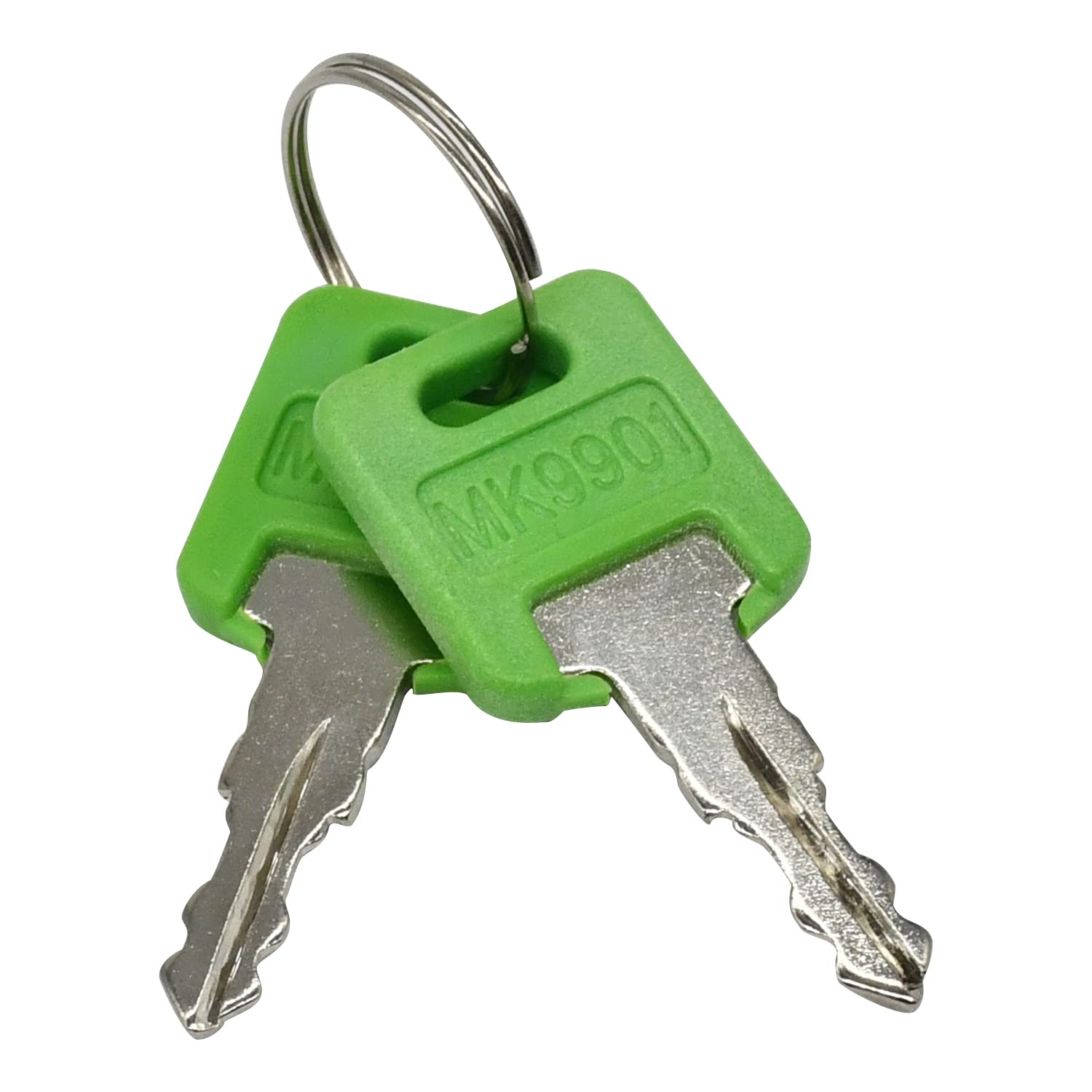 Notonparts RV Keys MK9901 6601 Motorhome Green Master Keys 2 PCS Compatible