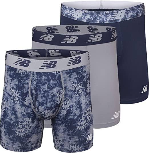 New Balance Men's 6 Boxer Brief Fly Front
